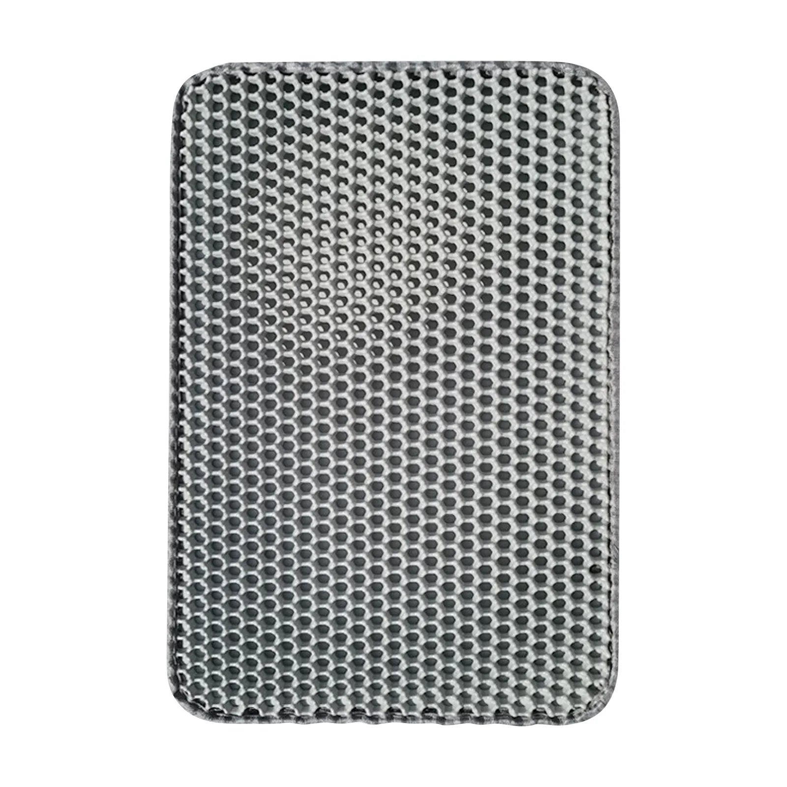 Tapis De Litière Pour Chat Antidérapant Double Couche EVA Anti Éclaboussures Hygiène Optimale by LSDLBoutique