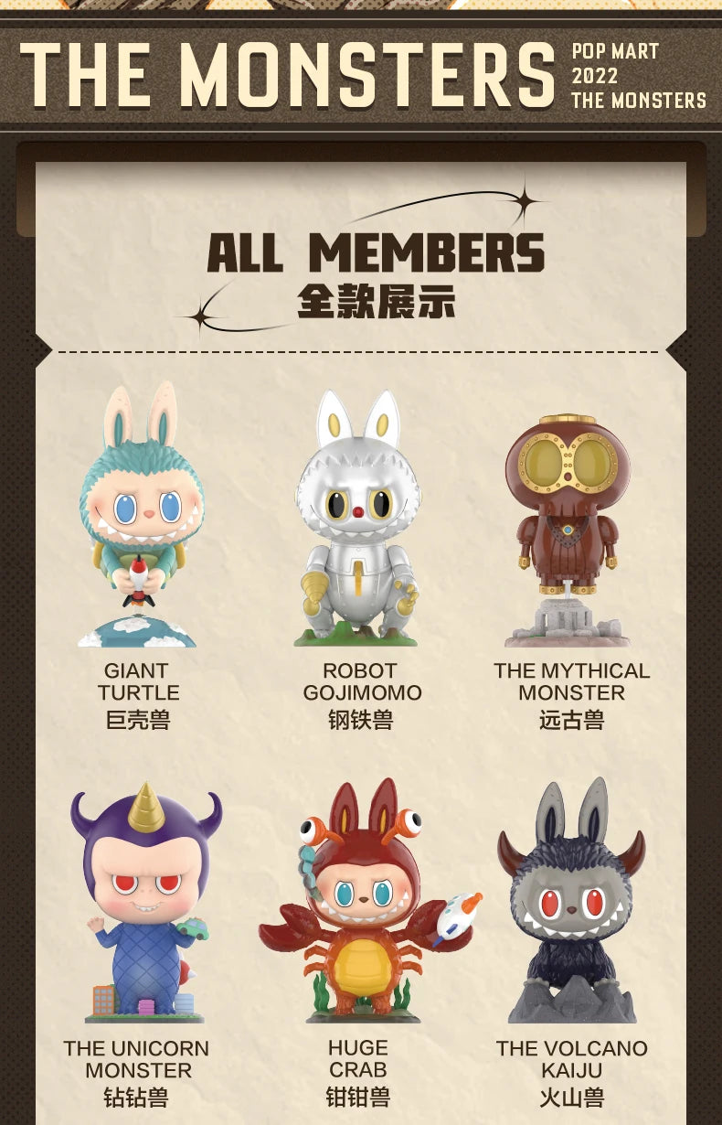 Pop Mart Labubu Monster Elf PVC Figur Blindbox