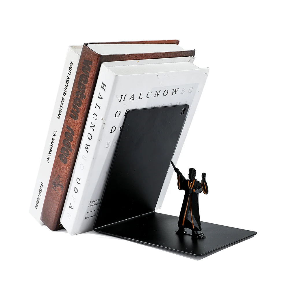 Serre-livres en métal robuste Harry Potter, pour bureau, bureau d'étudiants, décoration de maison, super cadeau, ornement de bureau by LSDLBoutique.ch