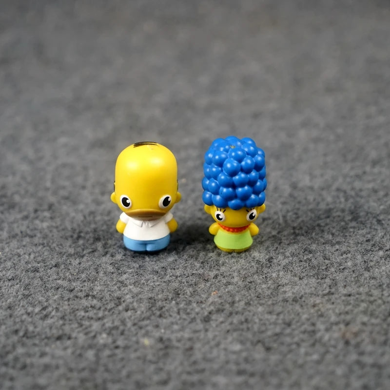 Simpsonas Bart Maggie Lisa Marge Zones er Figures, Décoration de gâteau de fête d'anniversaire, Figurines d'anime en PVC, Jouets pour enfants by LSDLBoutique.ch