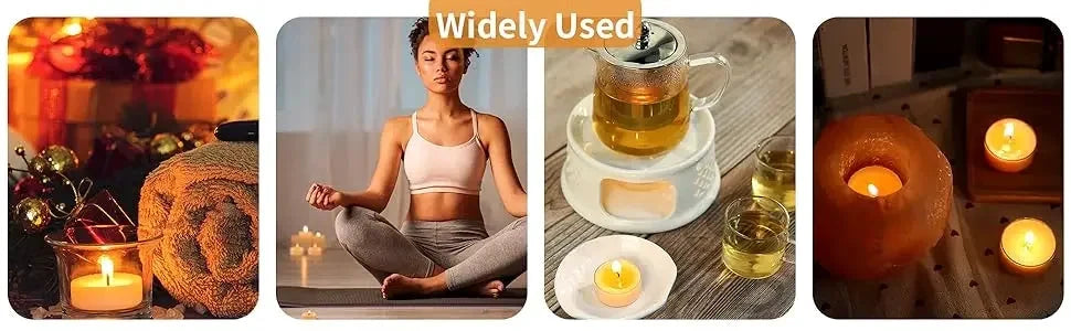 Handgefertigtes Teelicht aus Bienenwachs, rauchfrei