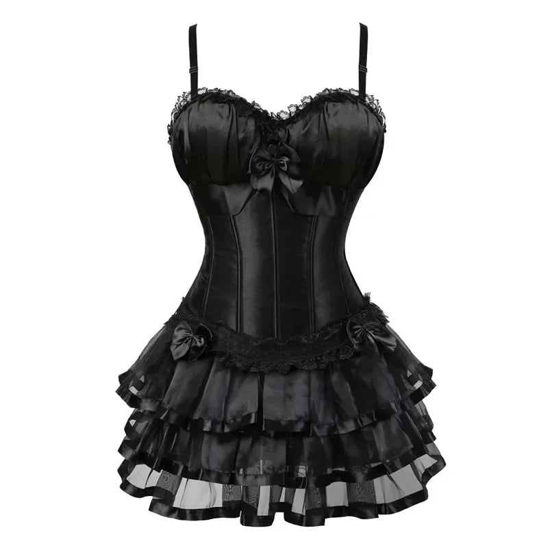 Korsettkleid mit Trägern und Rock – Auch in Großen Größen erhältlich