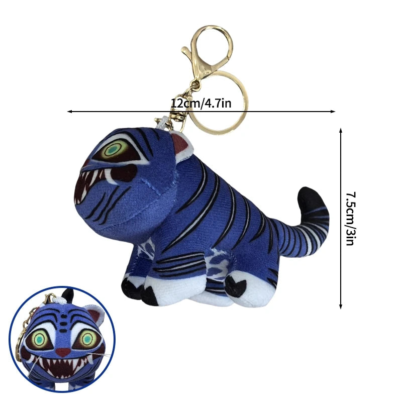 Kpop Demon Hunters Plüsch-Schlüsselanhänger – Lila &amp; Rosa