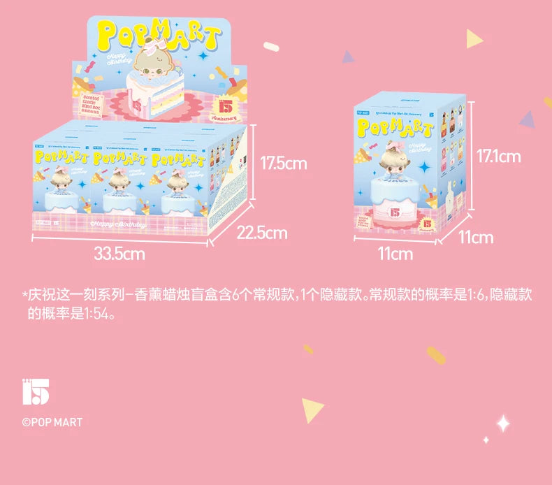 POP MART 15. Jubiläum PVC-Figur Blindbox
