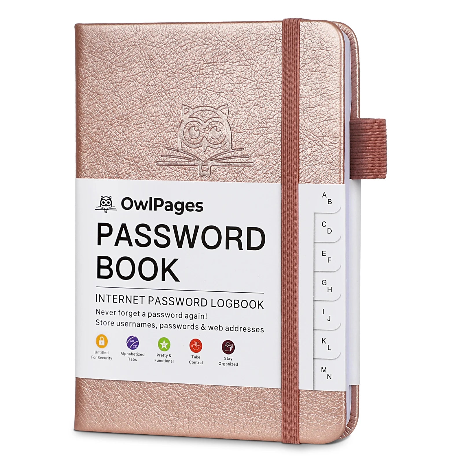 Password Notebook with Hardcover and Alphabetical Tabs