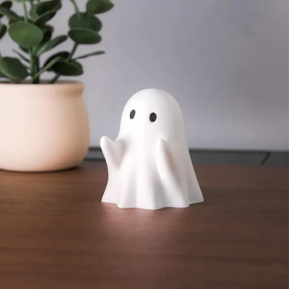 Ghost Pencil Holder – Decorative White Desk Organizer