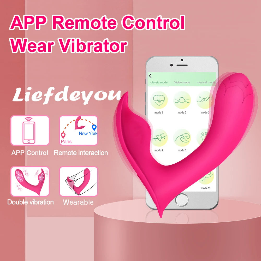 Vibromasseur Connecté Bluetooth Au Design Ergonomique en Silicone Pour Stimulation Clitoris et G Spot by LSDLBoutique