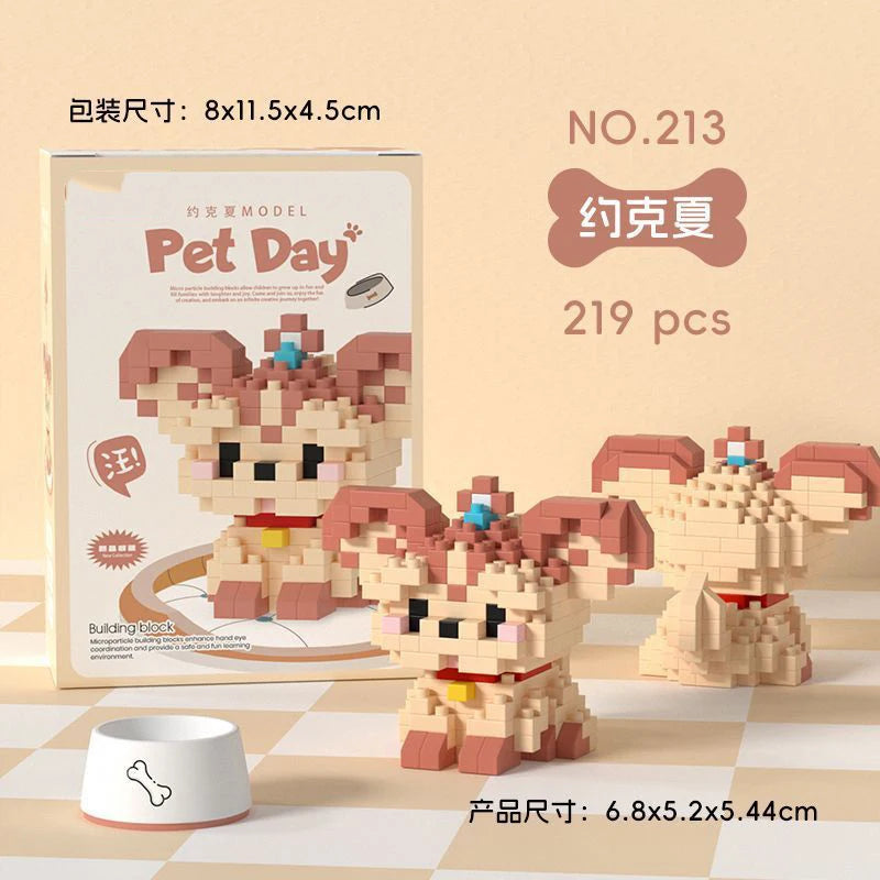 Mini Blocs De Construction Animal Chiens Chats Kit A Assembler Jouets Educatifs Pour Enfants 10 12 Ans Cadeau by LSDLBoutique.ch