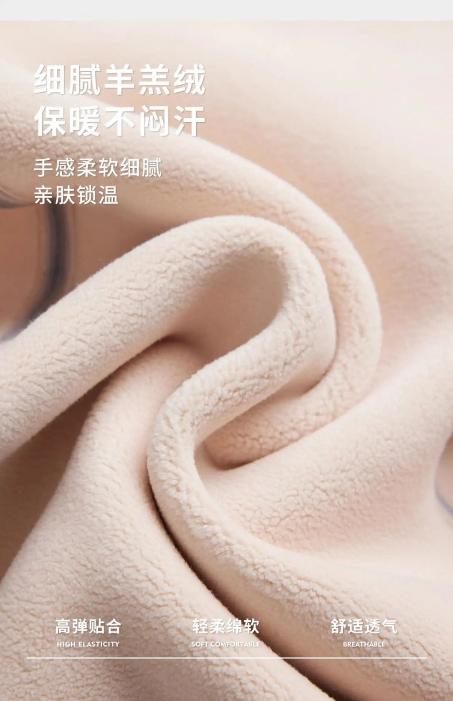 Leggings Femme Coton Spandex Polaire Gris Taille Haute