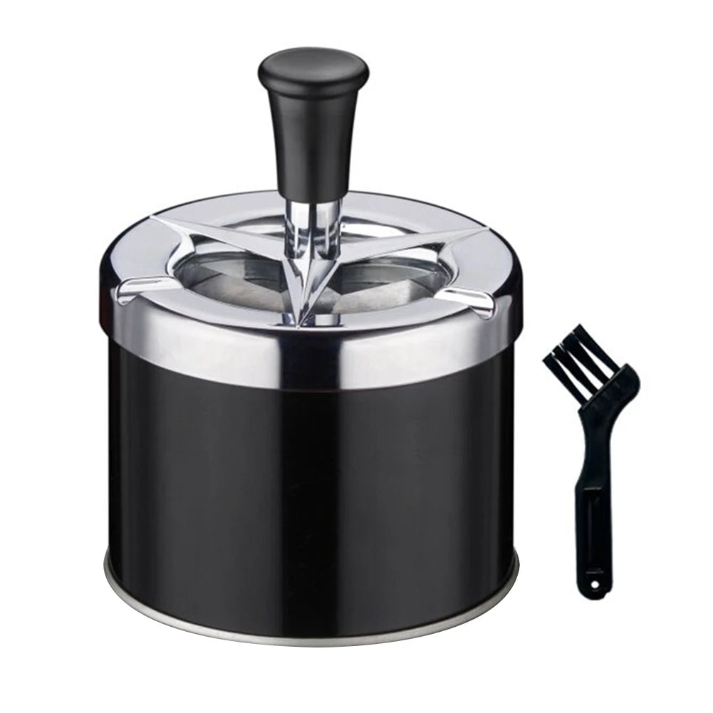 Auto-Aschenbecher mit Druckknopf, drehbarem Deckel und Selbstreinigungsfunktion