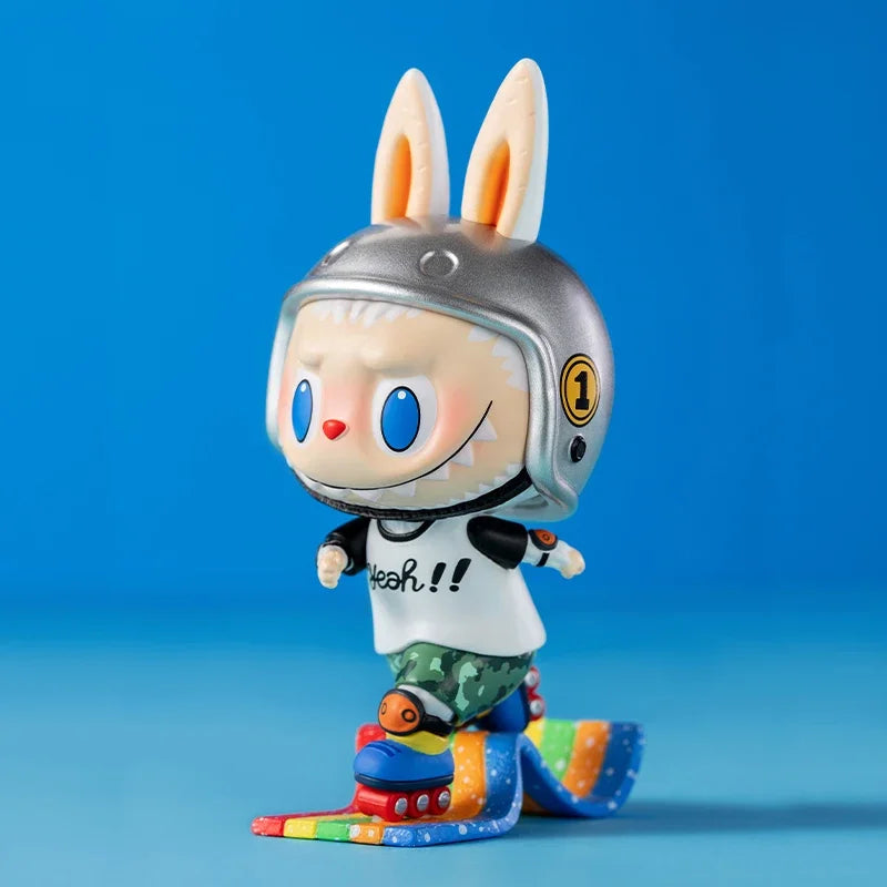 Pop Mart Labubu Candy Monsters PVC Figurine Pink Blue