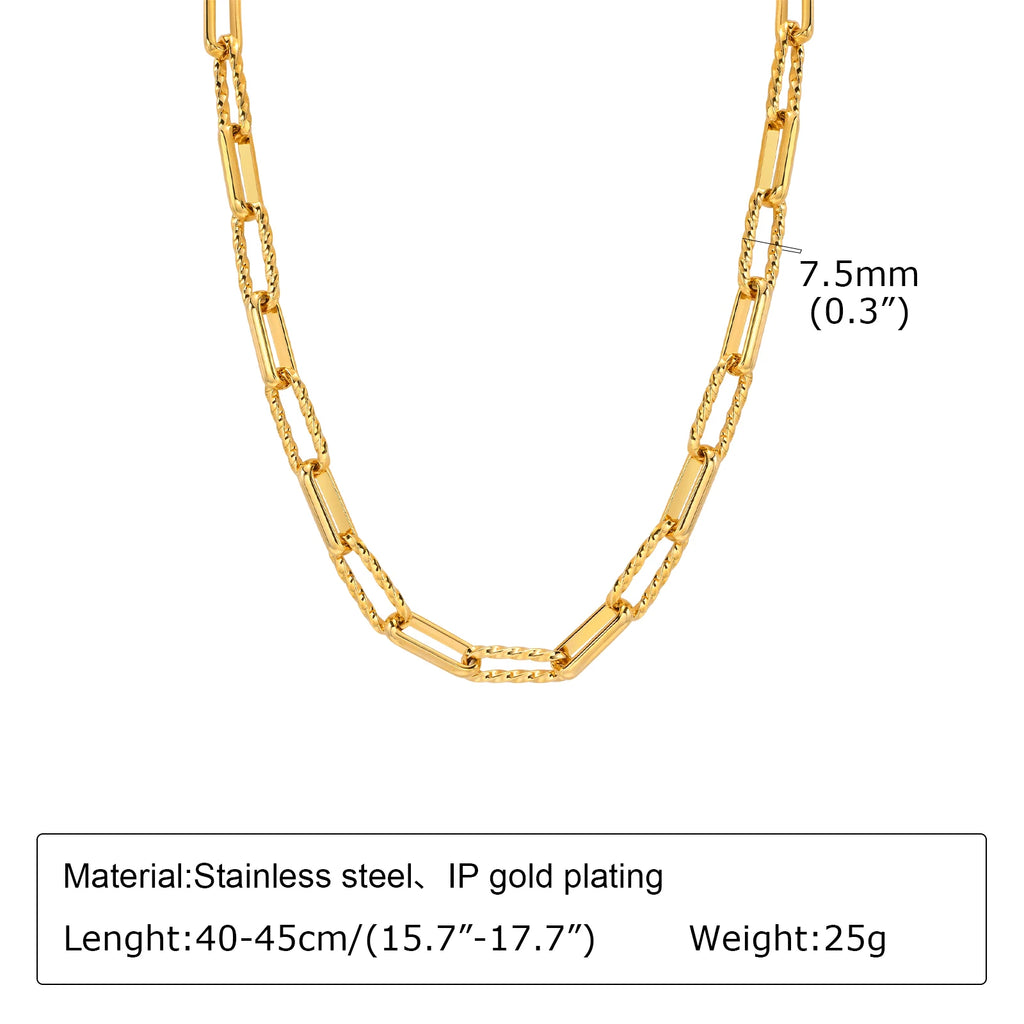 Bracelet trombone réglable – Acier inoxydable