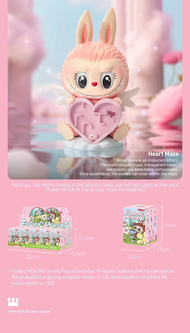 POP MART Mokoko Figur PV Blind Box Kawaii Kollektion