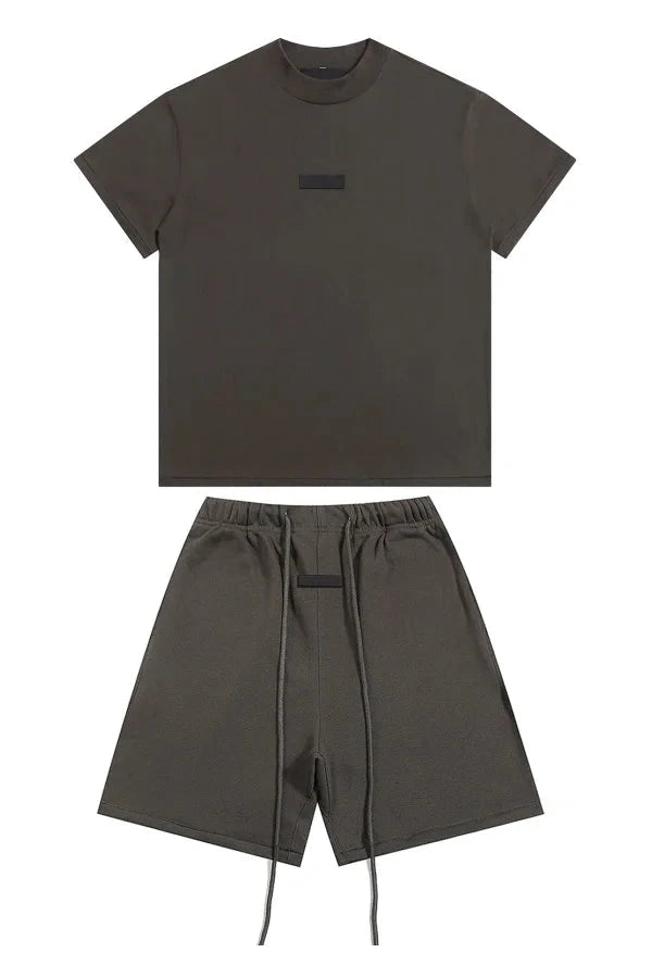 Unisex Sommer-Garten-T-Shirt und Shorts Set