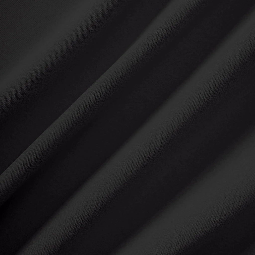 Jupe courte évasée à taille haute noir en tissu lisse pour look chic