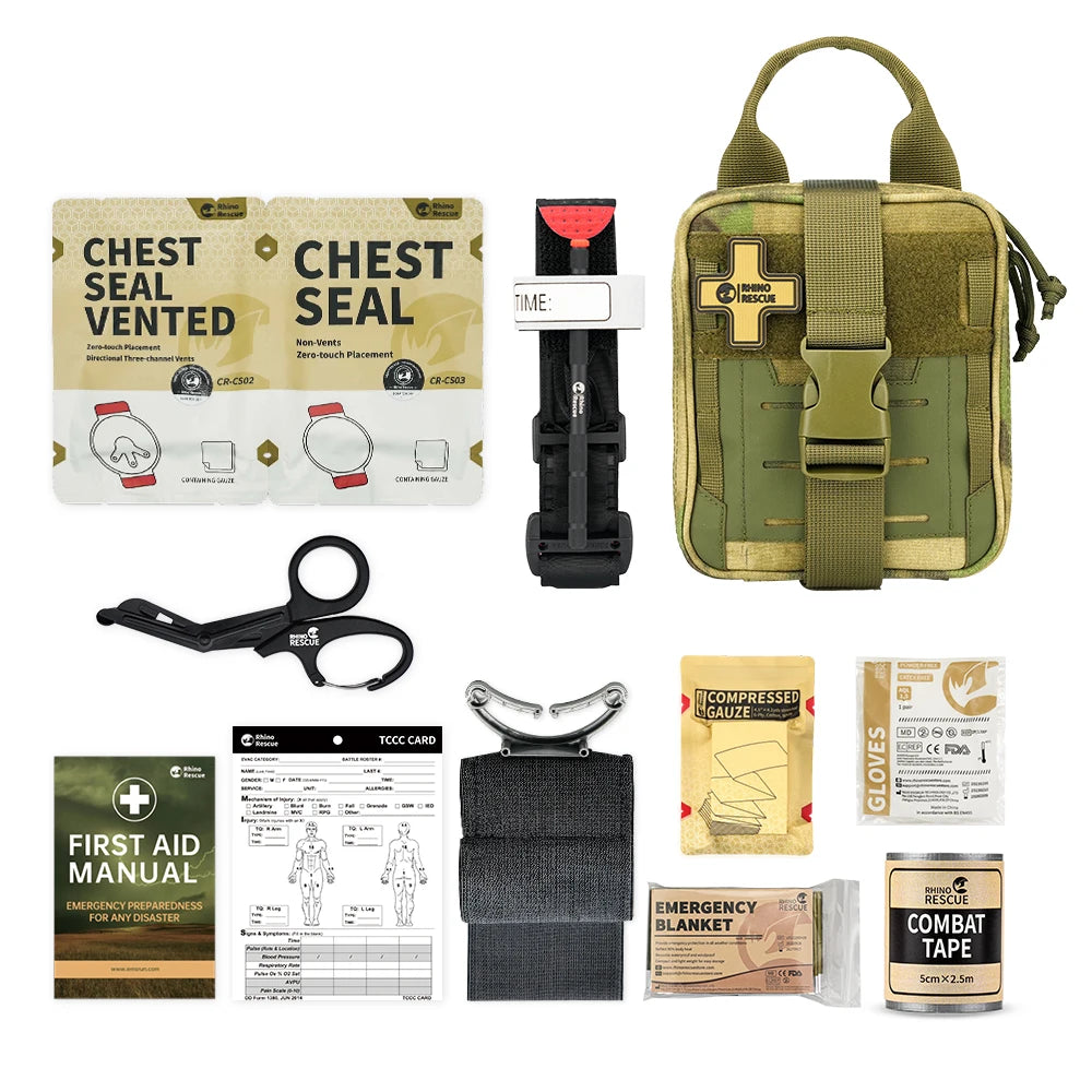 Rhino Rescue Erste-Hilfe-EDC-MOLLE-Camping-Set