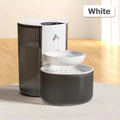 Distributeur d'eau automatique pour chat noir et blanc, fontaine en plastique au design moderne