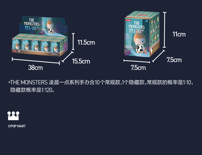 POP MART Labubu Monsters PVC-Figur Überraschungsbox