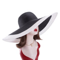 Chapeau de paille pliable à large bord – Lawliet A330