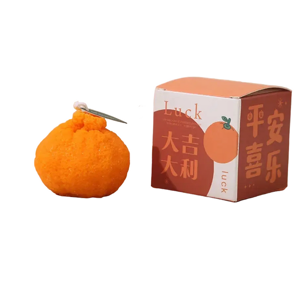 Internet-Berühmtheit Hässliche Orange Aromatherapie-Kerze, Sojawachs, kreatives Geschenk, Requisiten, Szenendekoration, Ornament