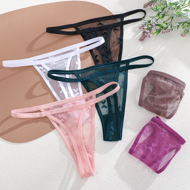 All Of Me Ensemble Lingerie 4 Pièces Dentelle Papillon