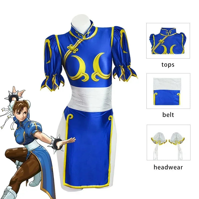 Chun-Li Cosplay-Kostüm — Street Fighter