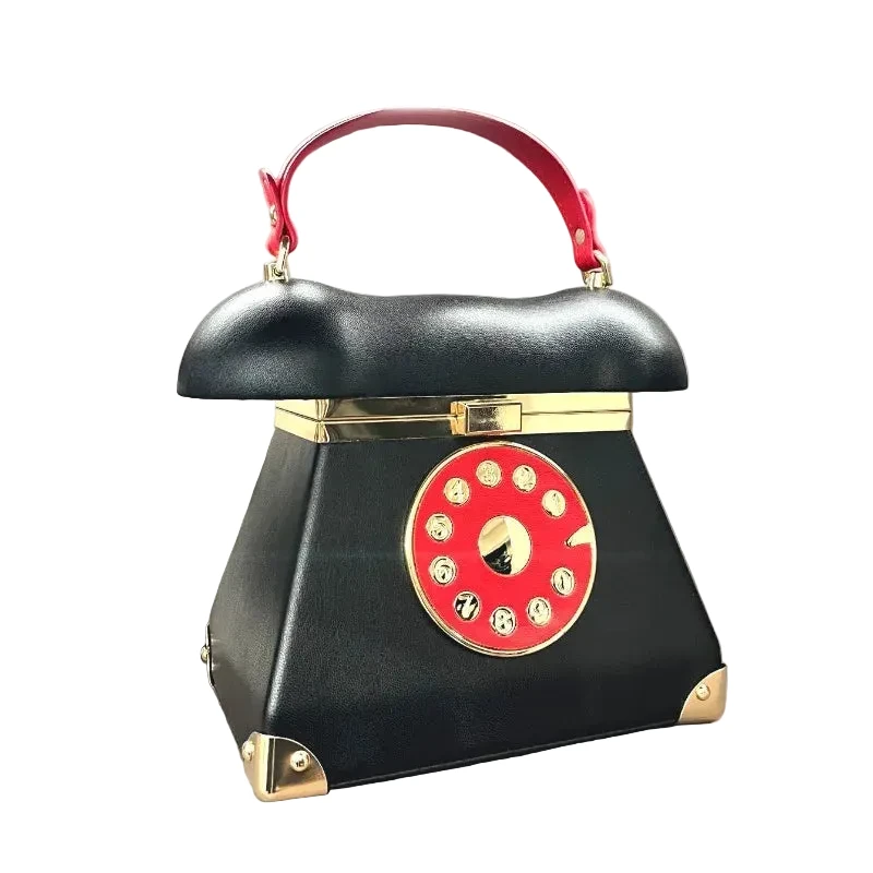 Sac de rangement maquillage forme téléphone rétro - LSDLBoutique