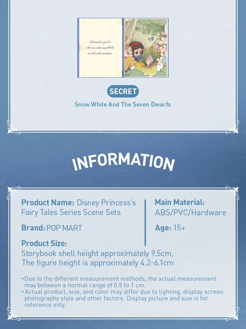 POP MART Disney Prinzessinnen Märchen Szenen-Set Blindbox