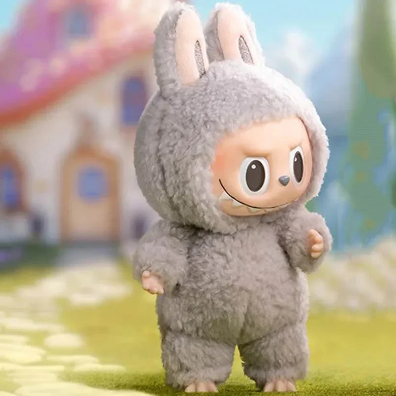 POP MART Die Monster Labubu Macaron Braune Vinylfigur