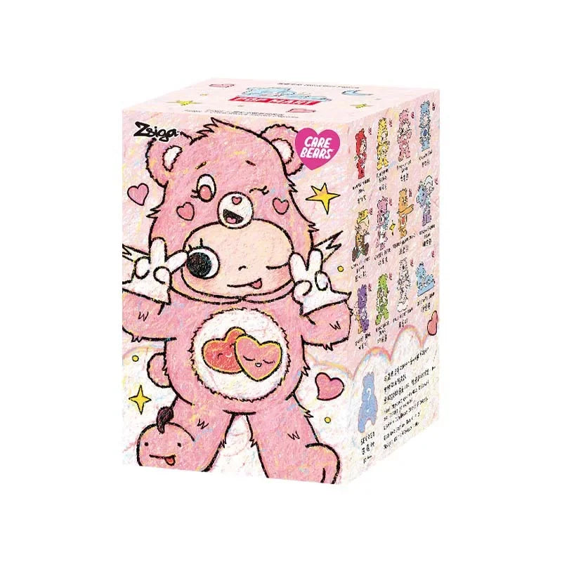 POPMART CareBears x Zsiga série boîte aveugle devinez sac décoration de bureau modèle mignon cadeau fille sac aveugle jouets Figure d'anime by LSDLBoutique.ch