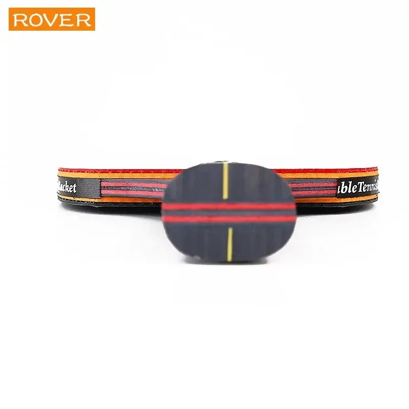 RAOVTE Tischtennisschläger-Set, rot und schwarz, 2-teilig