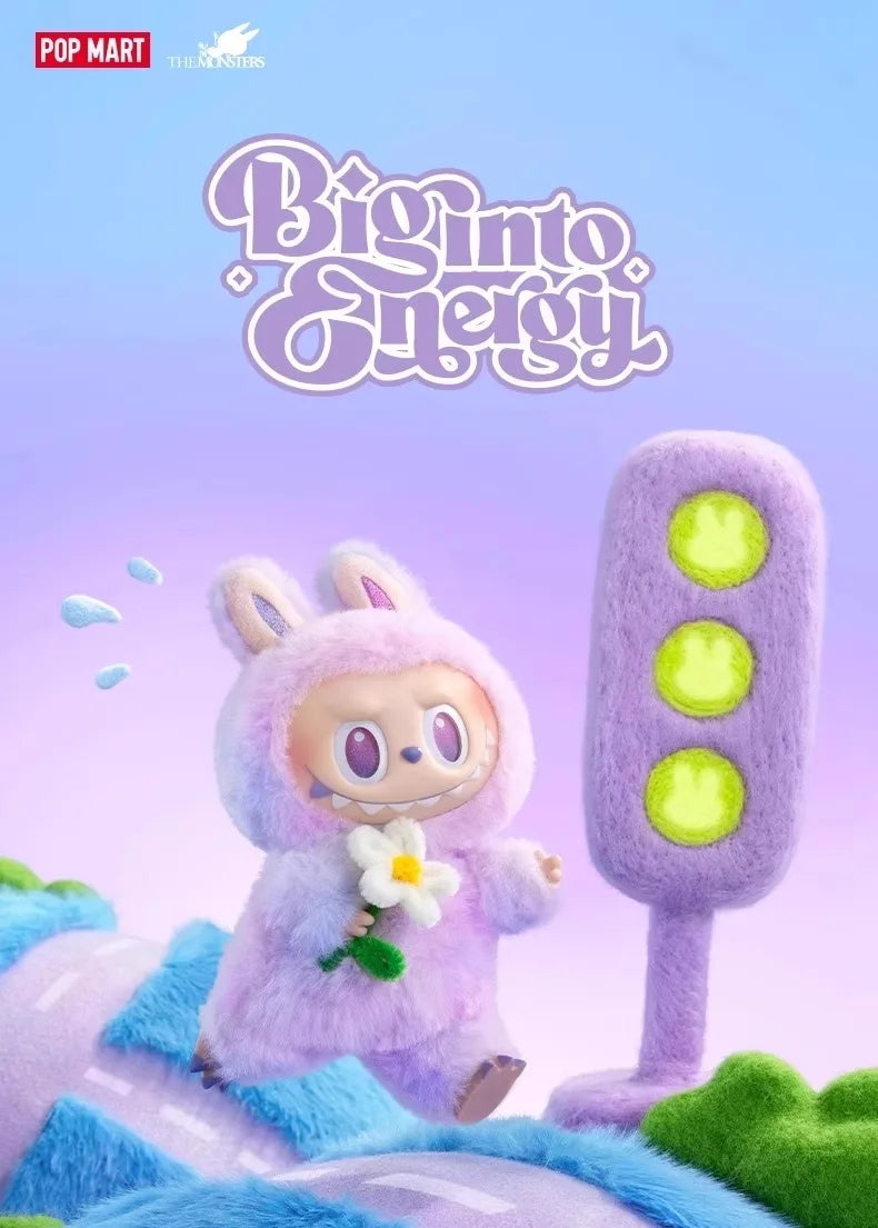 Pop Mart Labubu Big Into Energy Plüsch-Schlüsselanhänger 17 cm