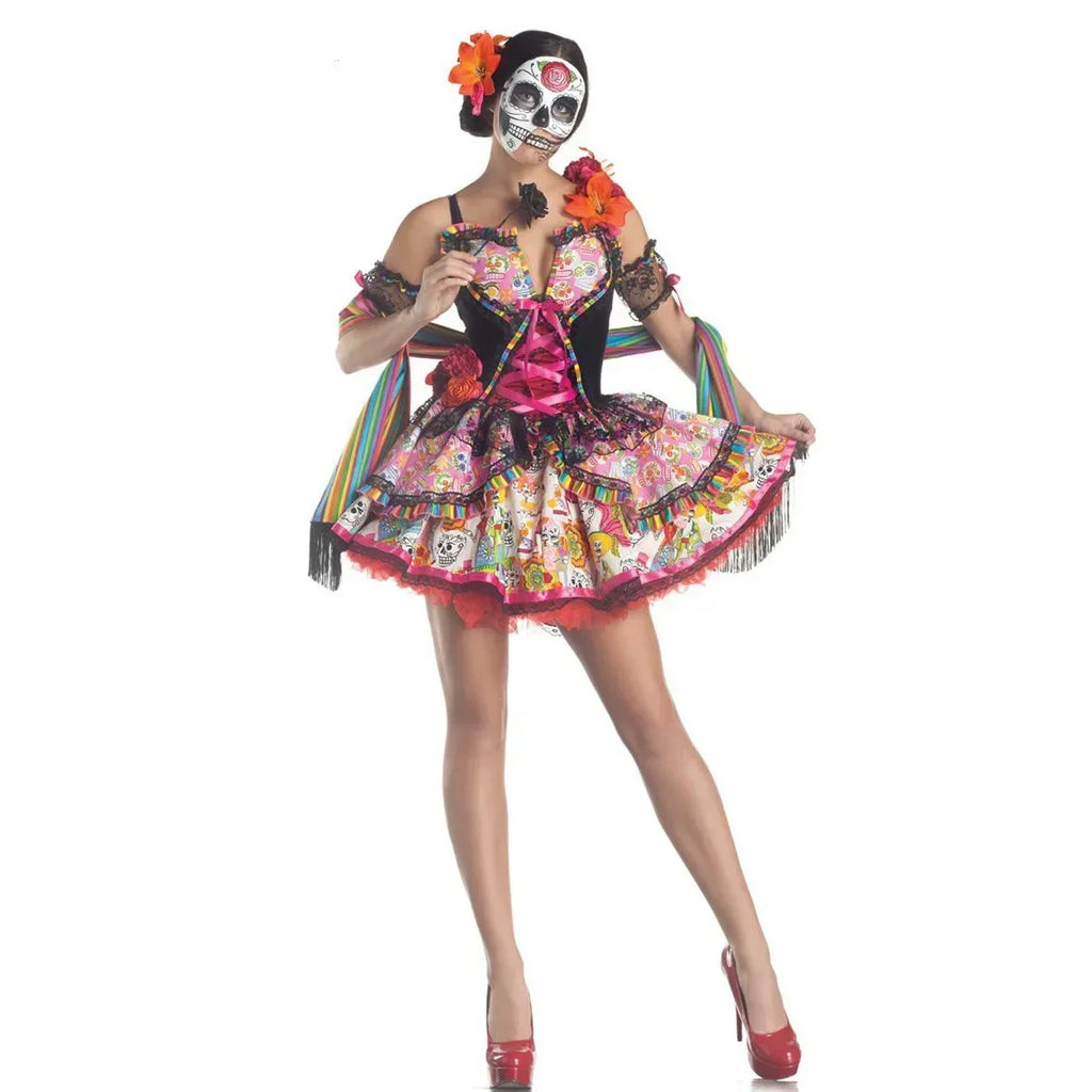 Zombie-Braut-Kostüm Tag der Toten – Halloween Damen
