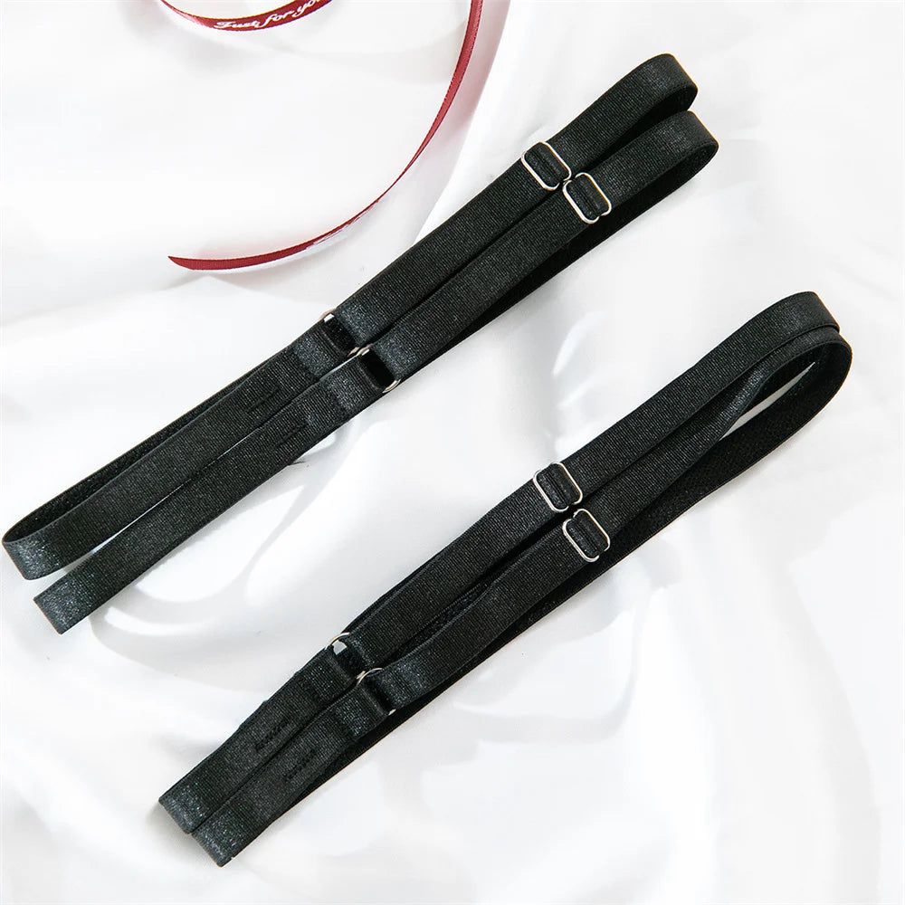 Krasapt 4-teiliges Dessous-Set mit Leopardenmuster