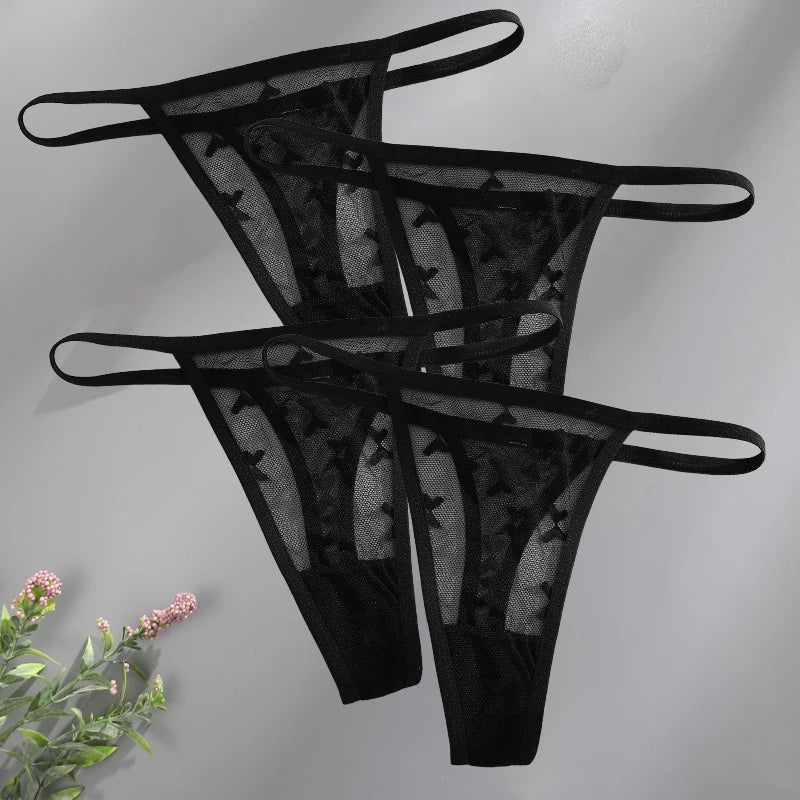 All Of Me Ensemble Lingerie 4 Pièces Dentelle Papillon