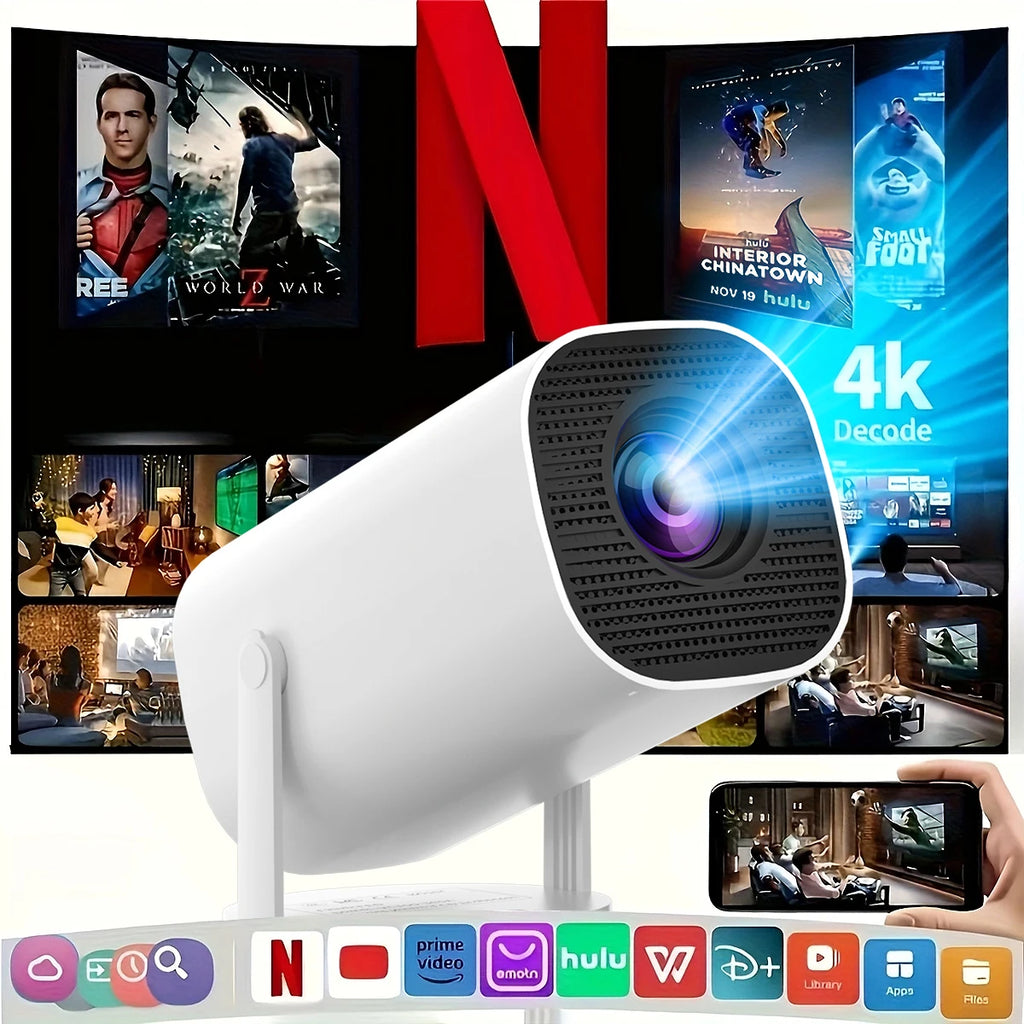 Projecteur portable WiFi 6 et Bluetooth 5.0 – 4K