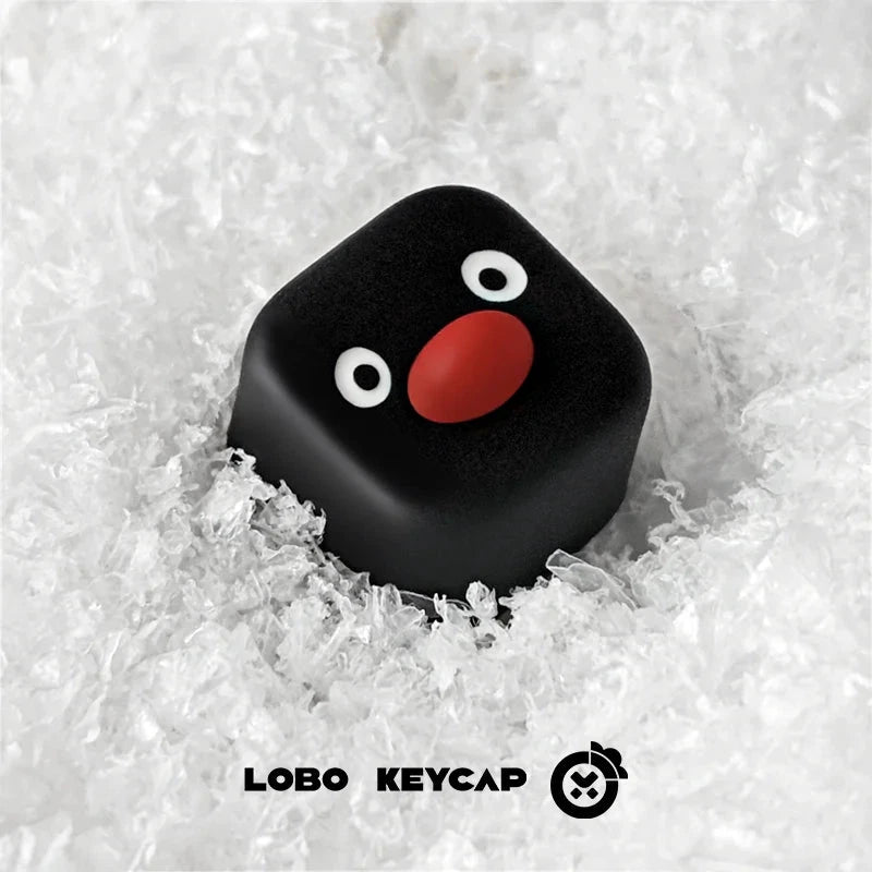 LOBO Kawaii Resin Penguin Keyboard Cover ESC
