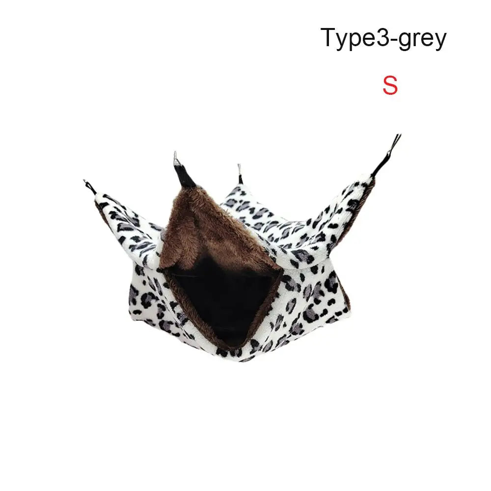 Hamac Chaud En Peluche Pour Petits Animaux Sac De Couchage Épais Double Couche Maison Pour Hamster Et Rat SLaura by LSDLBoutique.ch