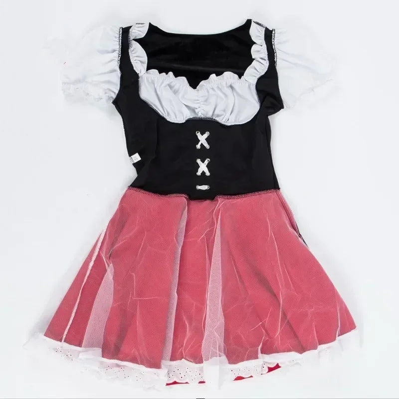 Little Red Riding Hood Costume – Women's Dress and Cape Cosplay Fairy Tale Outfit