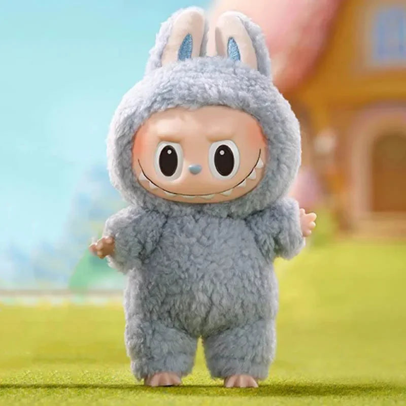 POP MART Die Monster Labubu Macaron Braune Vinylfigur