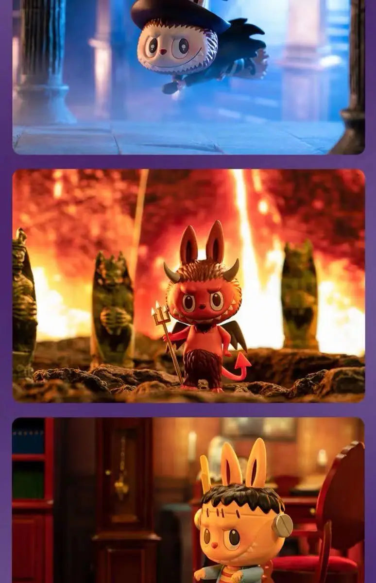 Pop Mart Labubu Halloween Monster Figur PVC 8 ​​cm