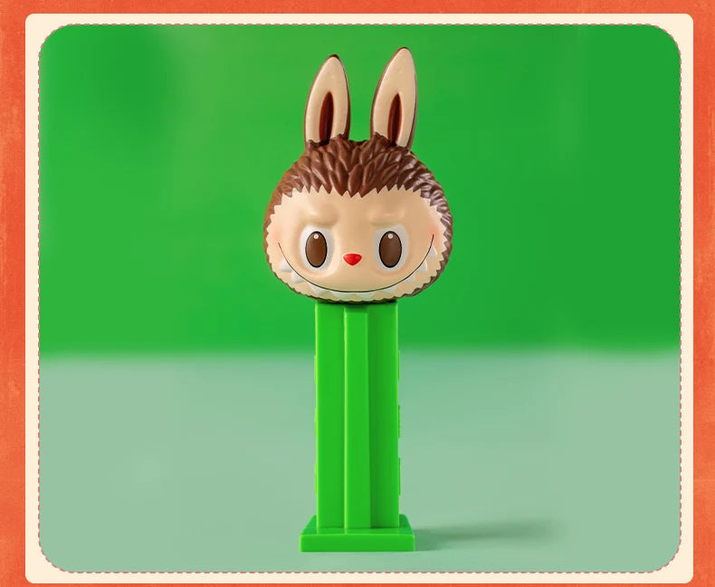 Pop Mart Labubu Candy Monsters PVC Figurine Pink Blue