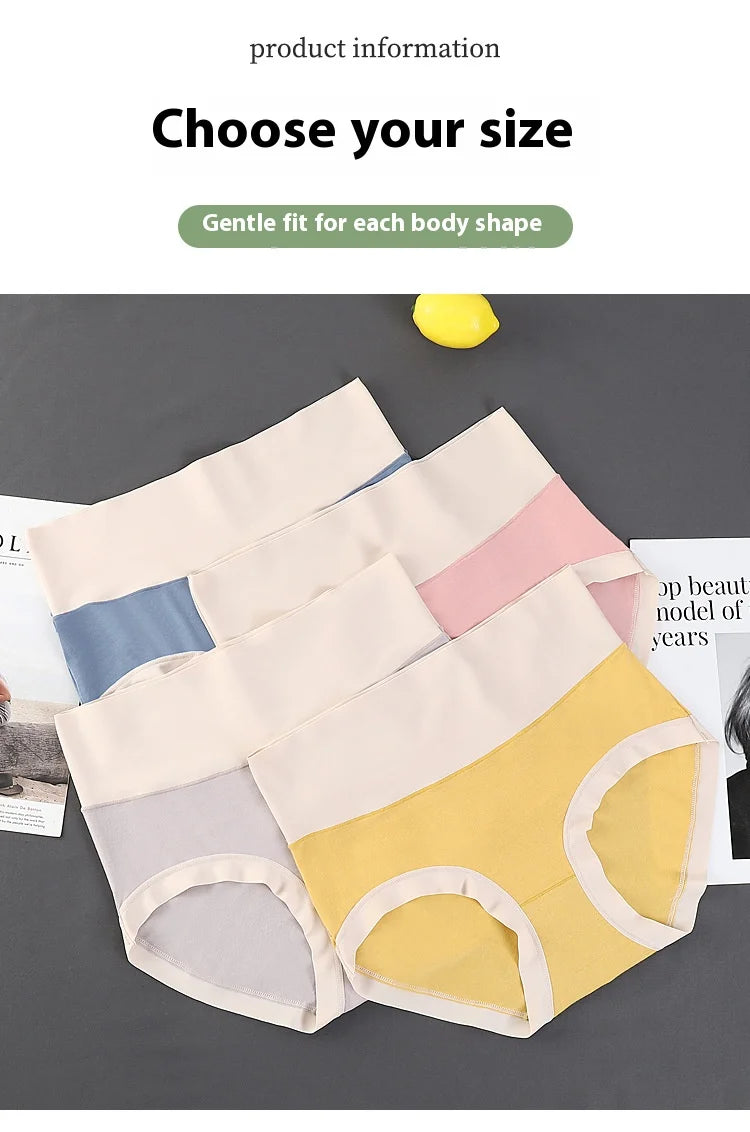 Culotte Femme Modal Taille Haute Patchwork Confort