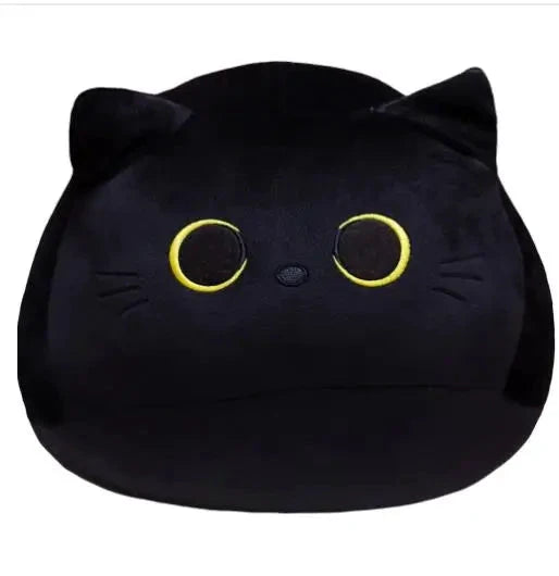 Kawaii schwarze Katze Plüschtier 20cm Weiche Zimmerdekoration