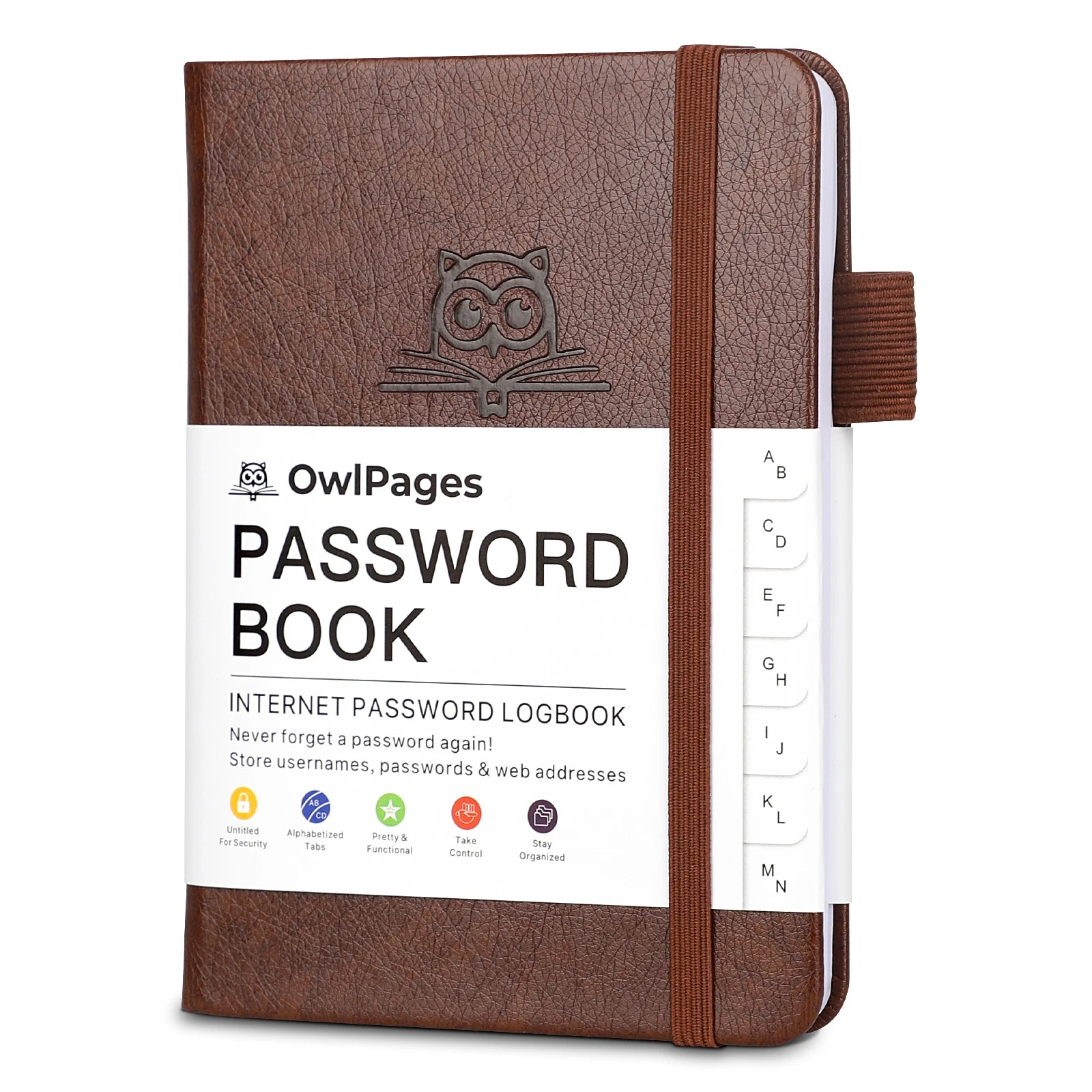 Password Notebook with Hardcover and Alphabetical Tabs