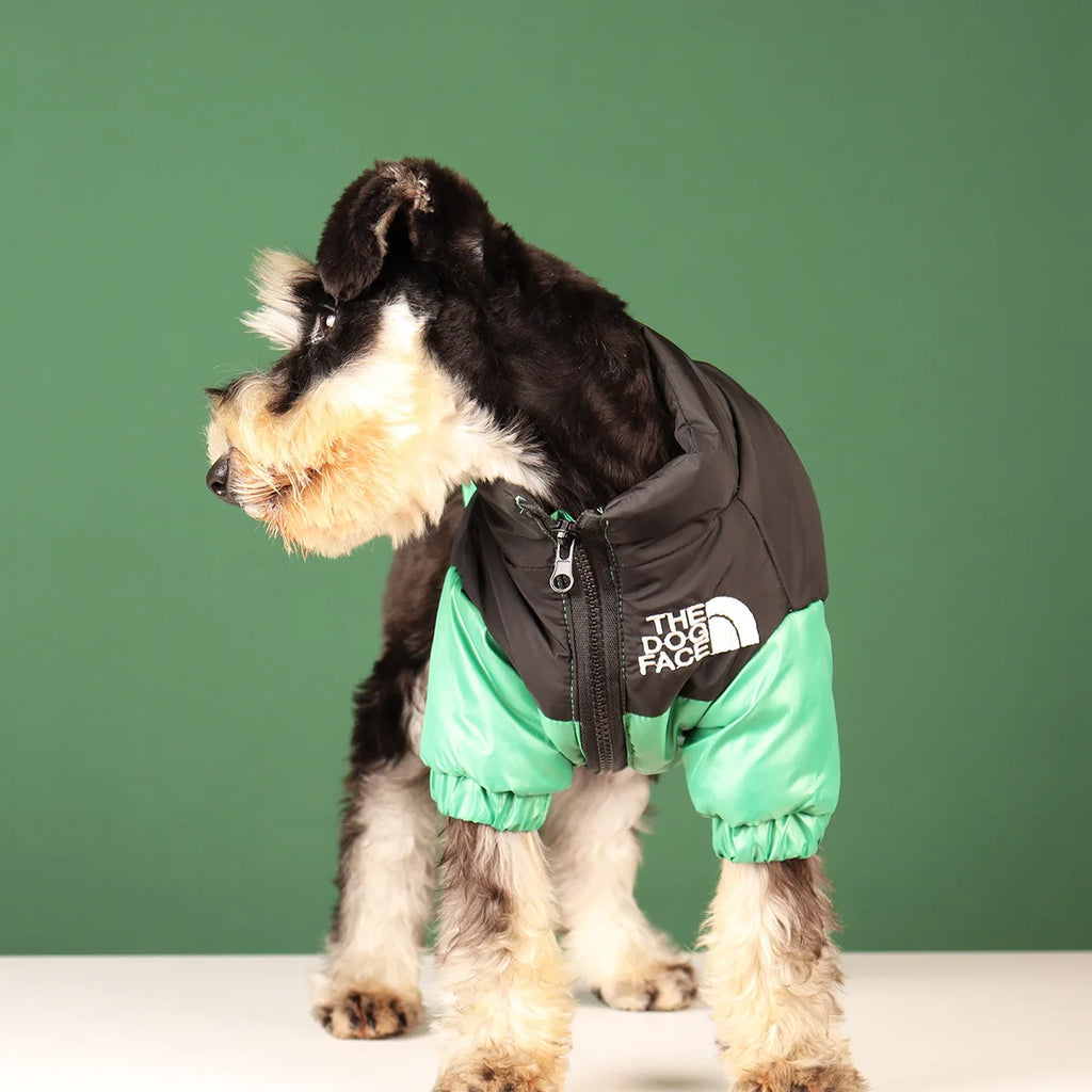 The Dog Face Veste Pour Chien Coupe Vent Polyester Vert
