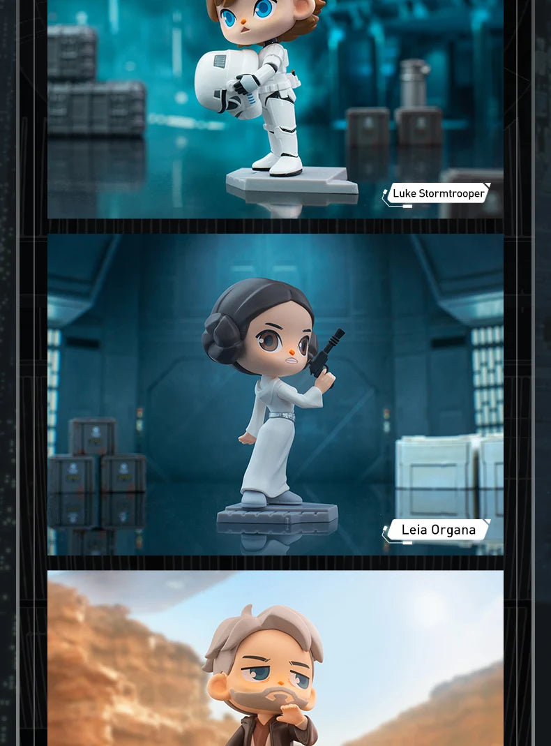 POP MART Star Wars série boîte aveugle devinez sac boîte mystère jouets poupée mignon Anime Figure ornements cadeau by LSDLBoutique.ch