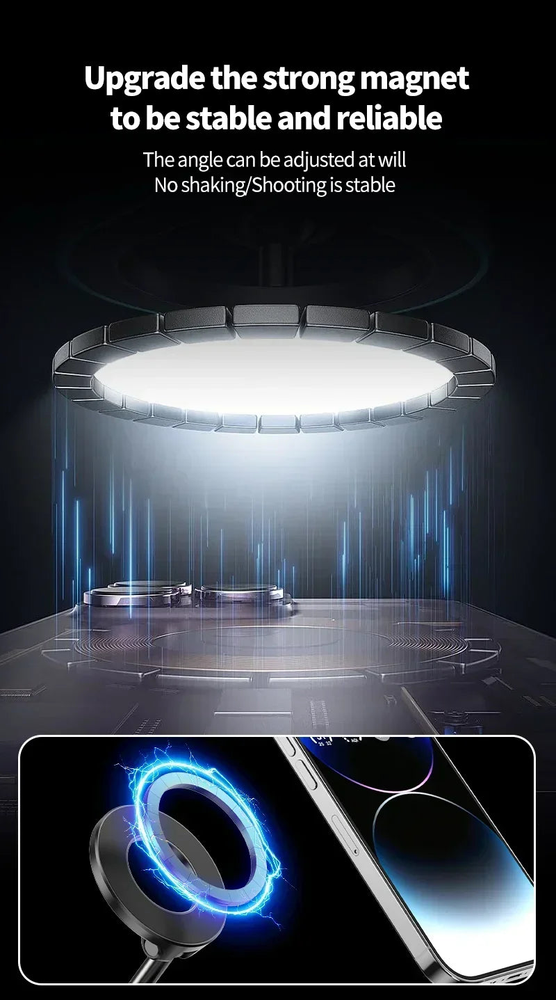 Xiaomi Support Téléphone Magnétique Pliable 360 Deg Voiture