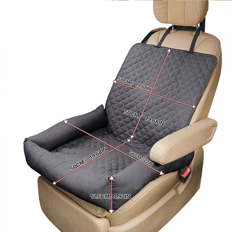 Wasserdichter Autositzbezug, graues Nylon, schmutzabweisend