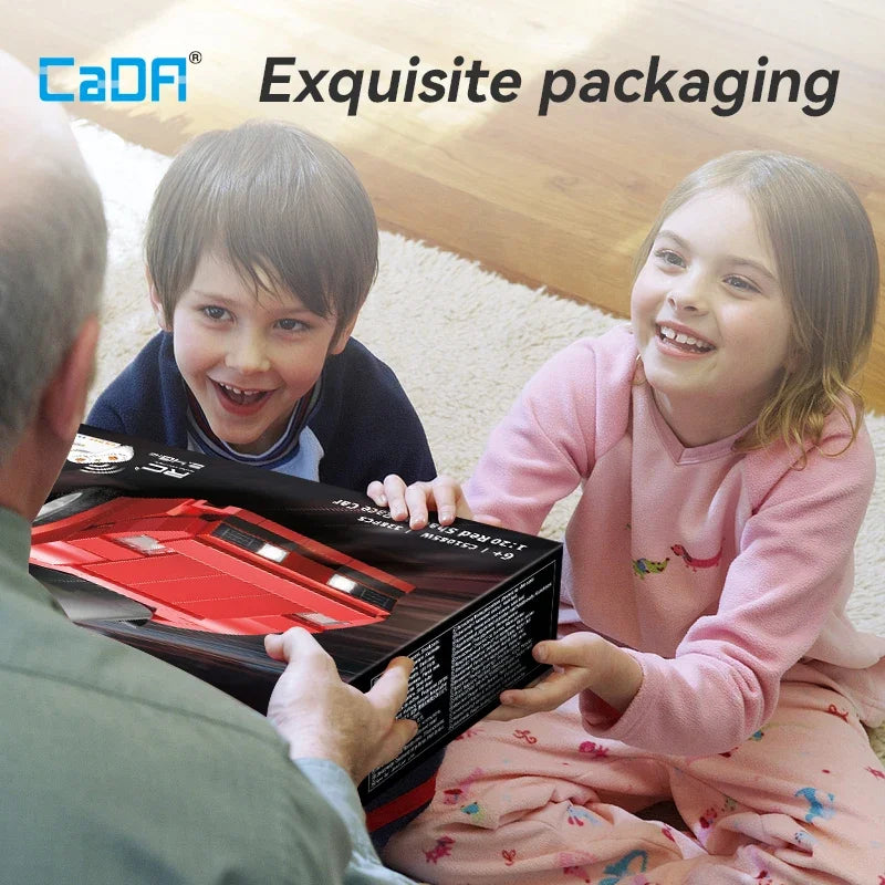 Cada 1:20 328 pièces ville technologique RC voiture de course App blocs de construction télécommande vitesse véhicule briques jouet cadeaux de vacances by LSDLBoutique.ch